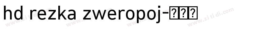 hd rezka zweropoj字体转换
